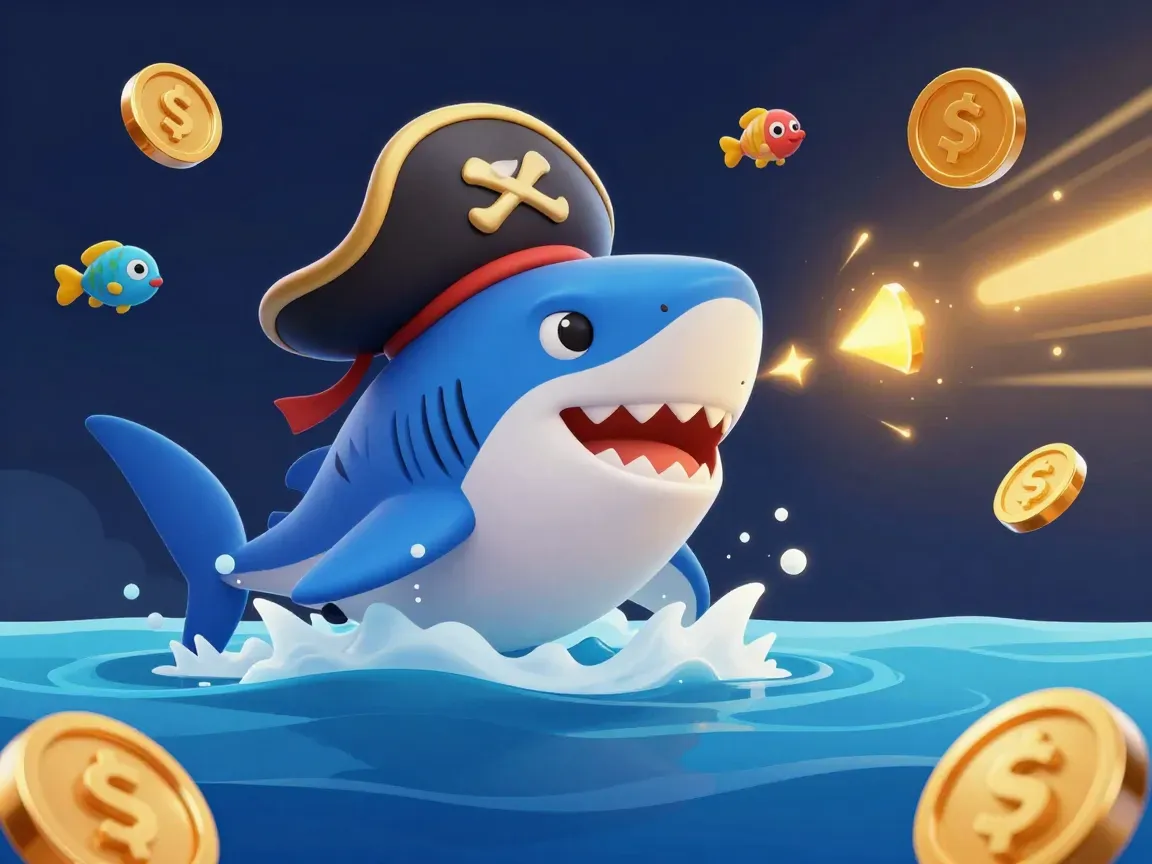 歐博娛樂城 8 捕魚遊戲 BOSS 鯊魚與金幣